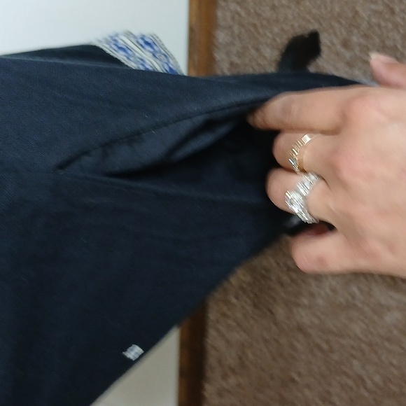 Madewell black boho midi dress side 6 - Picture 4 of 12